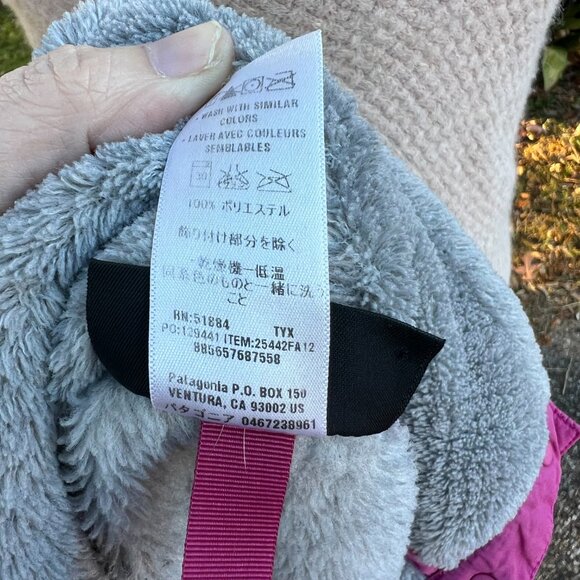 Patagonia Women’s Polartec Fleece Pullover Gray Pink Size S - Picture 7 of 7